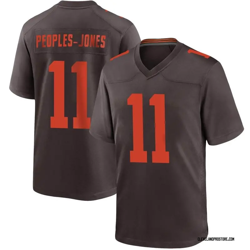 Men's Donovan Peoples-Jones Cleveland Browns Alternate Jersey - Brown Game