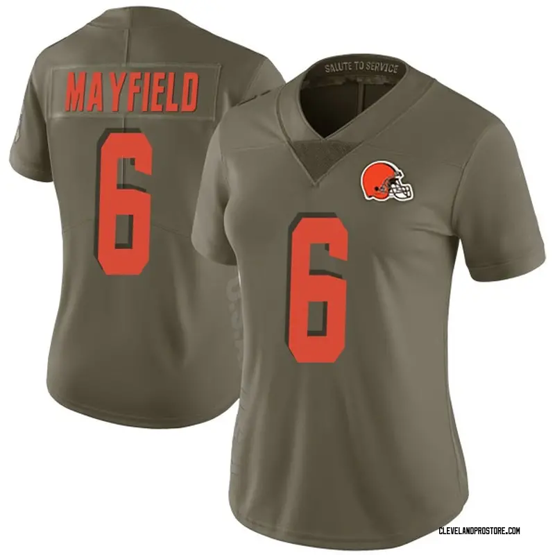 baker mayfield color rush jersey limited