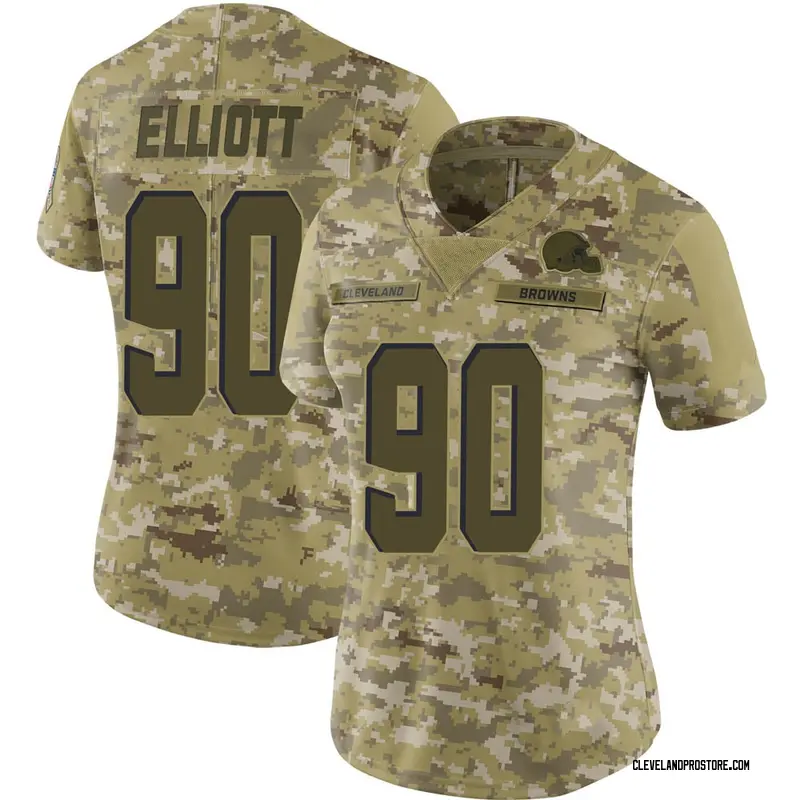 Women's Jordan Elliott Cleveland Browns 2018 Salute to Service Jersey ...