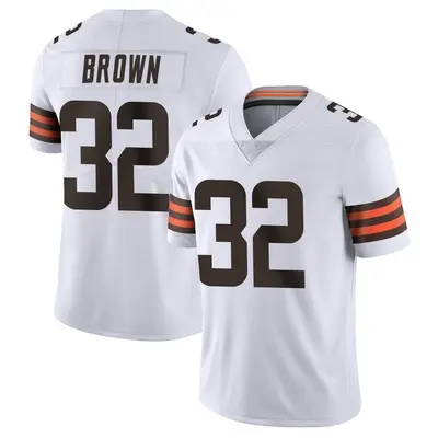 White Youth Jim Brown Cleveland Browns Game Jersey