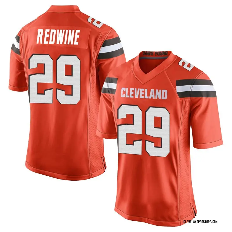 Youth Sheldrick Redwine Cleveland Browns Alternate Jersey - Orange Game